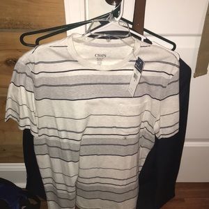 Chaps striped T Shirt | Adult M